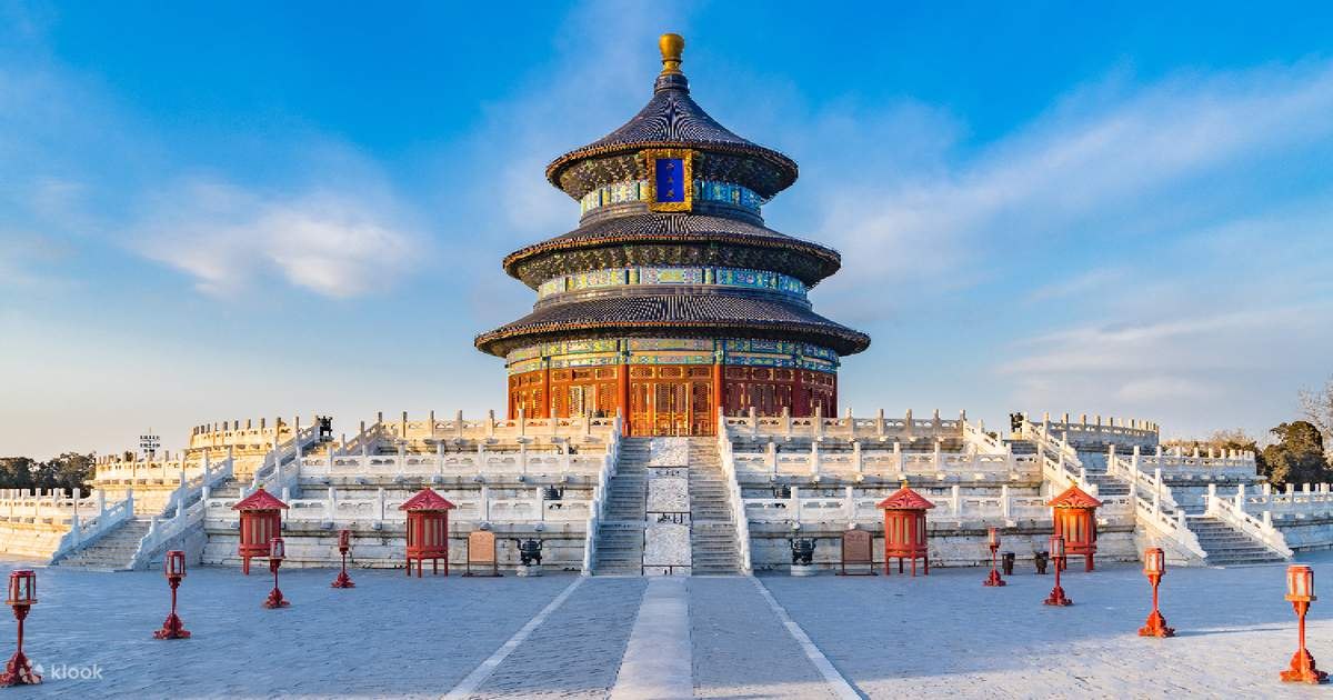 The blue-tiled Hall of Prayer for Good Harvests at the Temple of Heaven